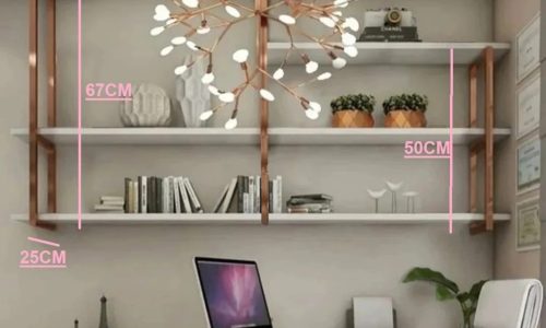 Kit Prateleira Industrial Rose Gold Sofisticação e Funcionalidade no Planejado