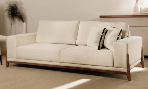 Sofá Fixo Magnus 3 Lugares – Luxo, Elegância e Sofisticação para sua Sala