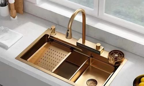 Cuba Cozinha Gourmet 304 Inox/ouro