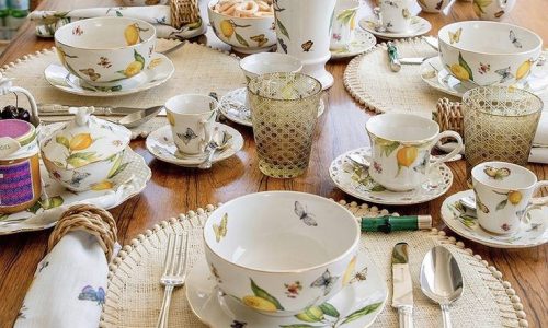 Conjunto de Xícaras de Café de Cerâmica Retrô – Charme e Elegância na Sua Rotina